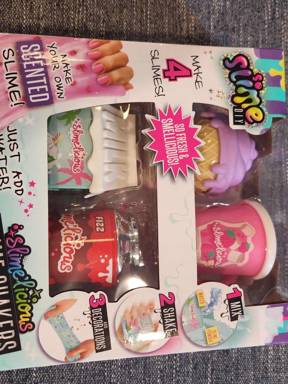Slimeolicious Pink Scented Slime Kit by